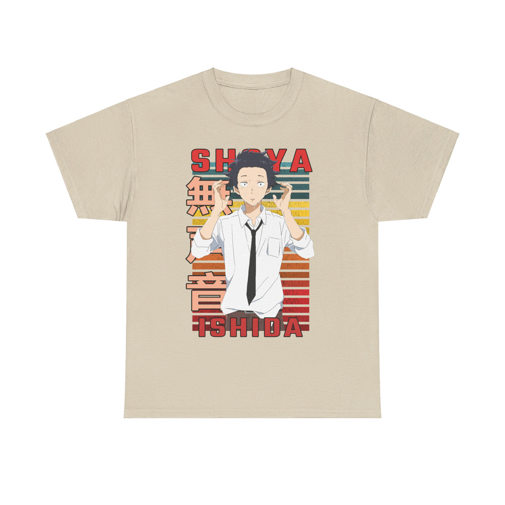 Shoya Ishida A Silent Voice Koe No Katachi Retro Style Anime Unisex TShirt 3