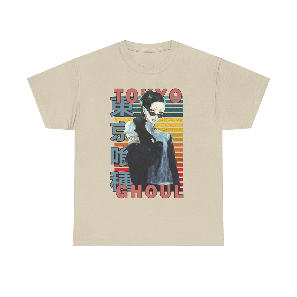 Uta V2 Tokyo Ghoul Tokyo Guru Retro Style Anime Unisex TShirt 3