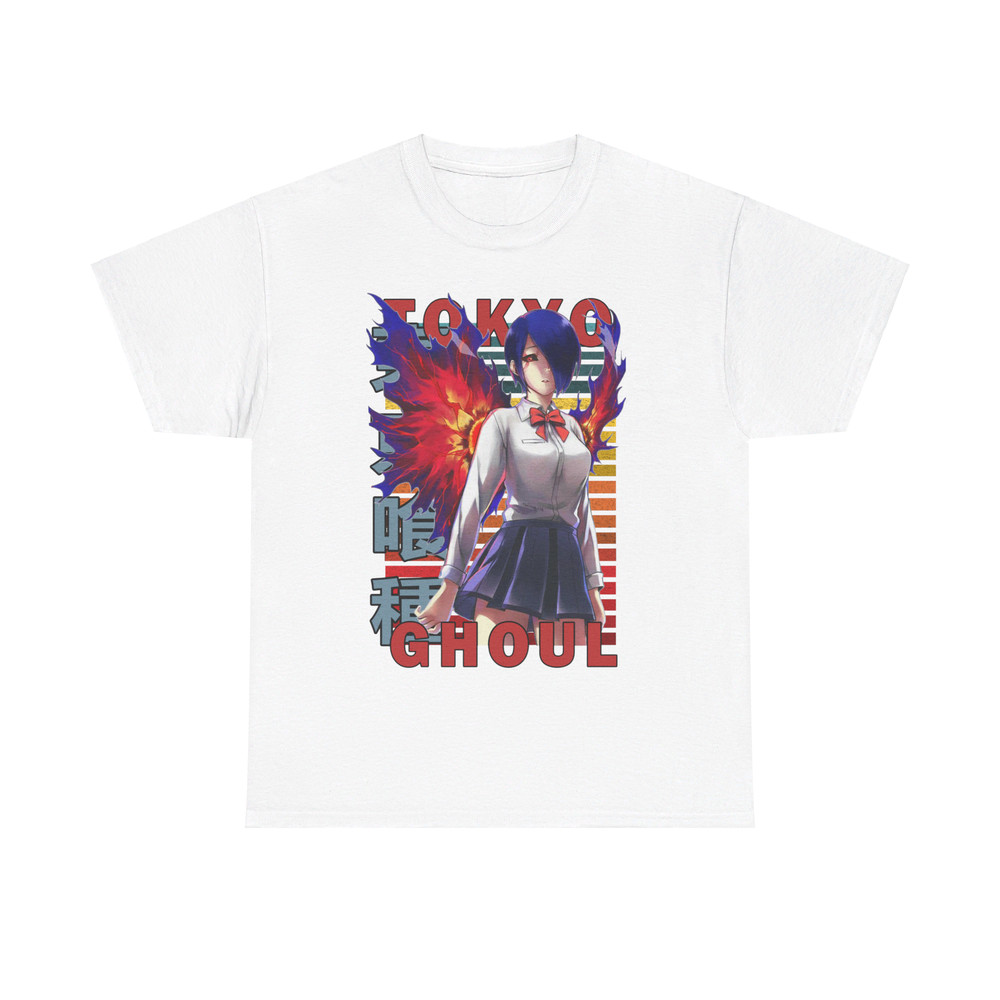 Touka Kirishima Tokyo Ghoul Tokyo Guru Retro Style Anime Unisex TShirt 1