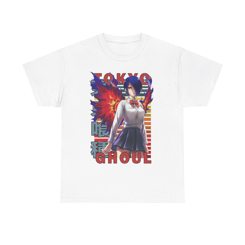 Touka Kirishima Tokyo Ghoul Tokyo Guru Retro Style Anime Unisex TShirt 1