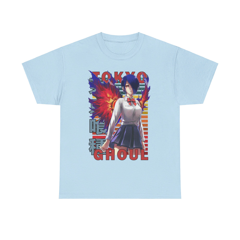Touka Kirishima Tokyo Ghoul Tokyo Guru Retro Style Anime Unisex TShirt 4