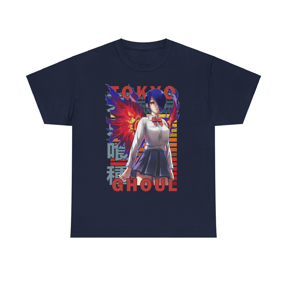 Touka Kirishima Tokyo Ghoul Tokyo Guru Retro Style Anime Unisex TShirt 5
