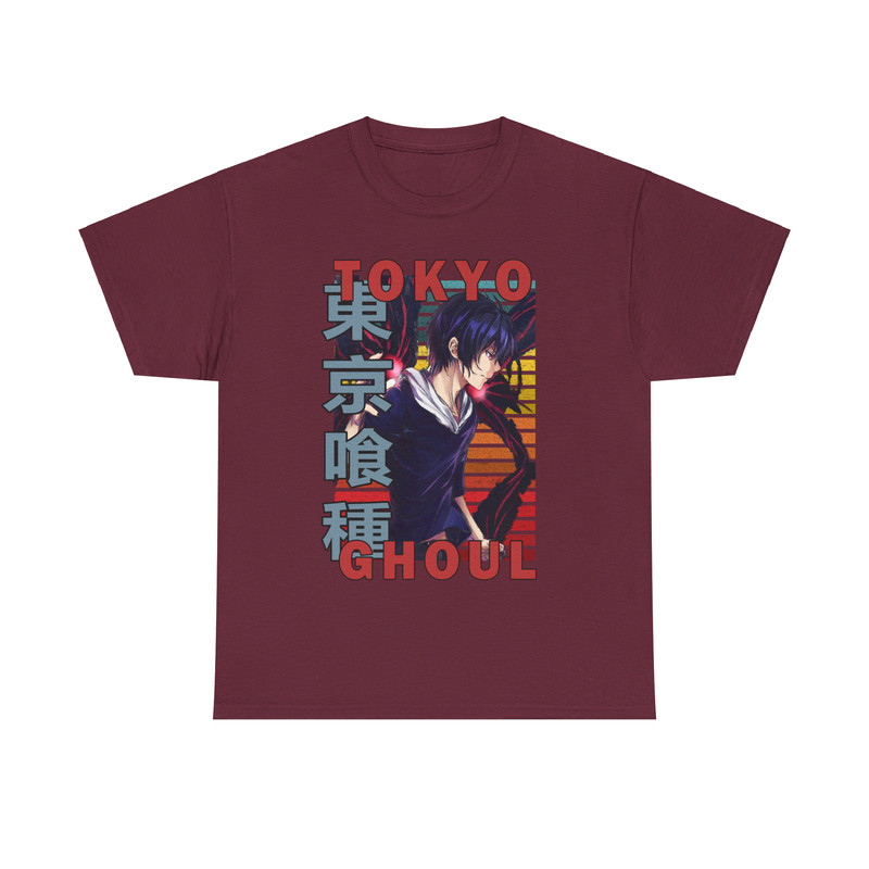 Ayato Kirishima Tokyo Ghoul Tokyo Guru Retro Style Anime Unisex TShirt 2