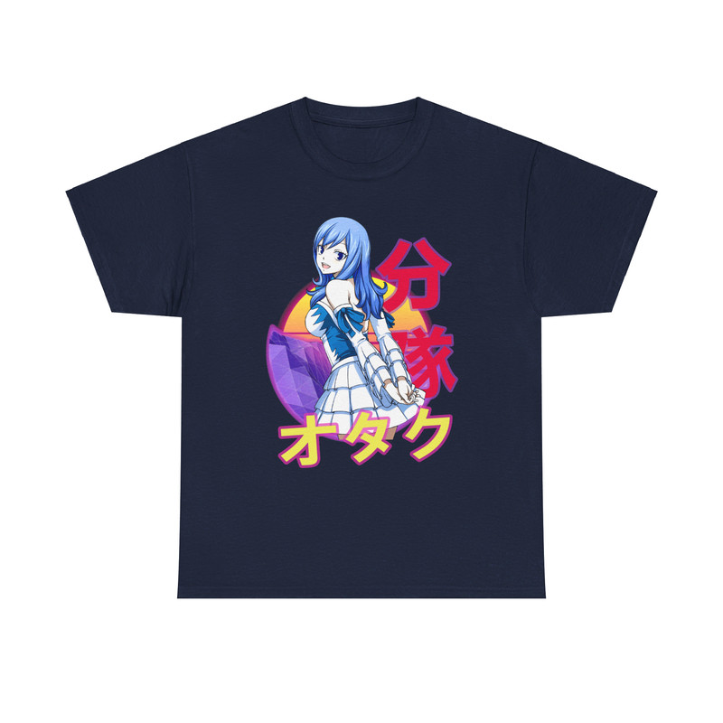 Juvia Lockser Fairy Tail Feari Teiru Retro Sunset Anime Unisex TShirt 5