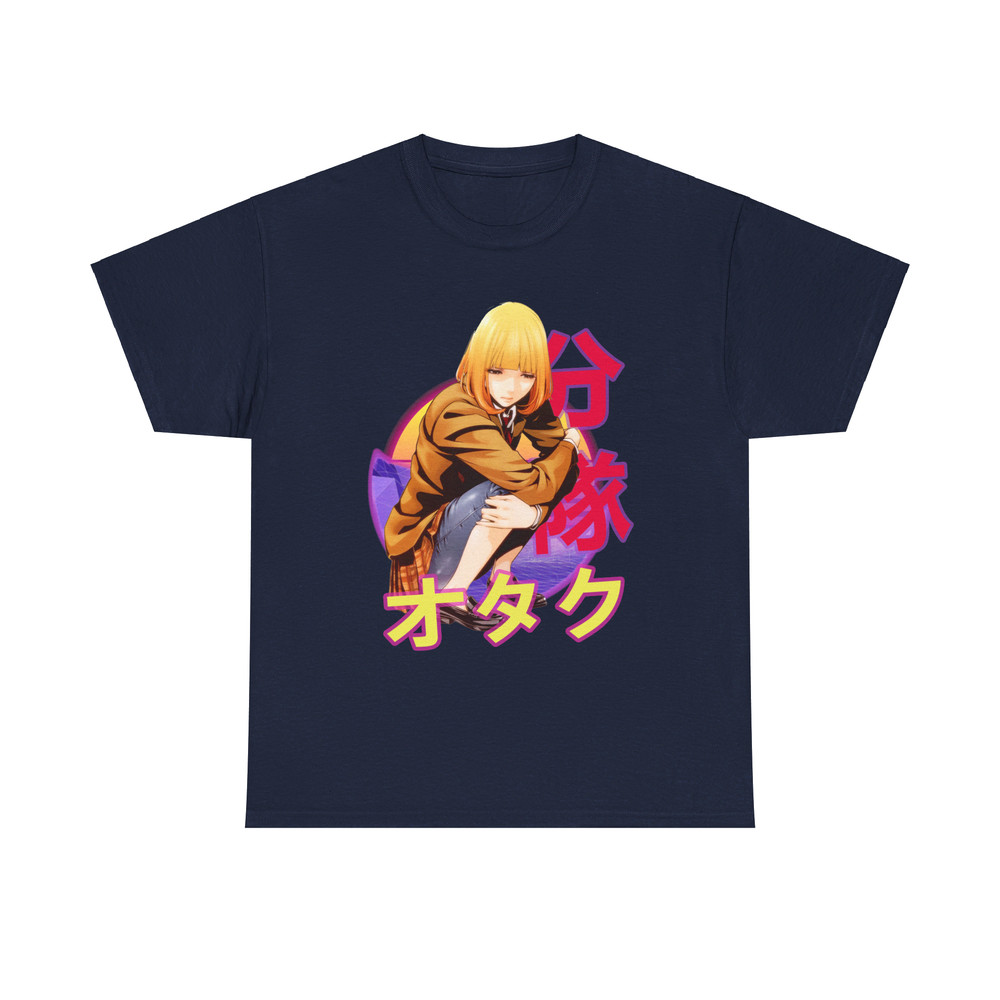 Hana Midorikawa Prison School Purizun Sukuru Retro Sunset Anime Unisex TShirt 5