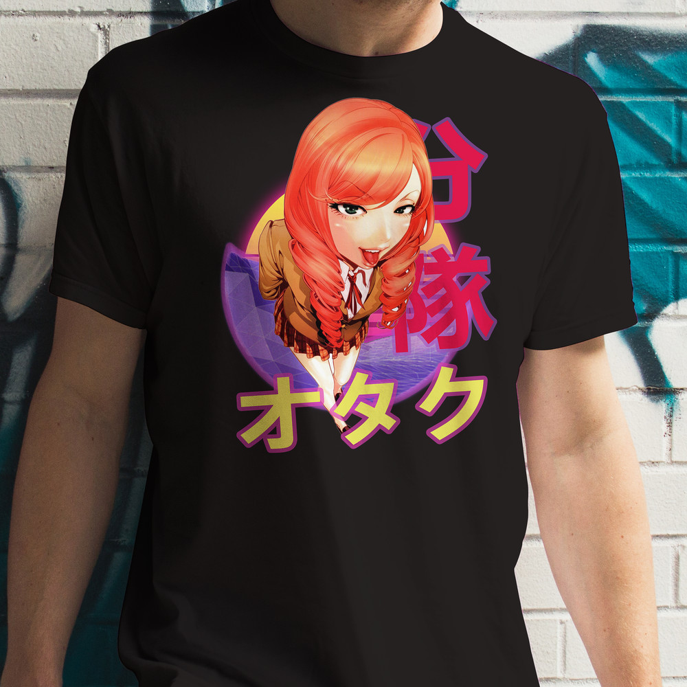 Kate Takenomiya Prison School Purizun Sukuru Retro Sunset Anime Unisex TShirt 0