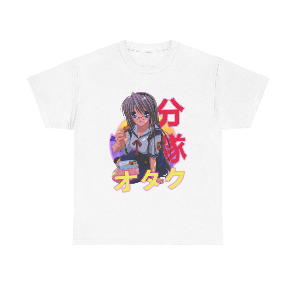 Tomoyo Sakagami Clannad Kuranado Retro Sunset Anime Unisex TShirt 1