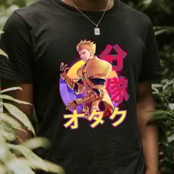 gilgamesh fate zero retro sunset anime unisex t-shirt