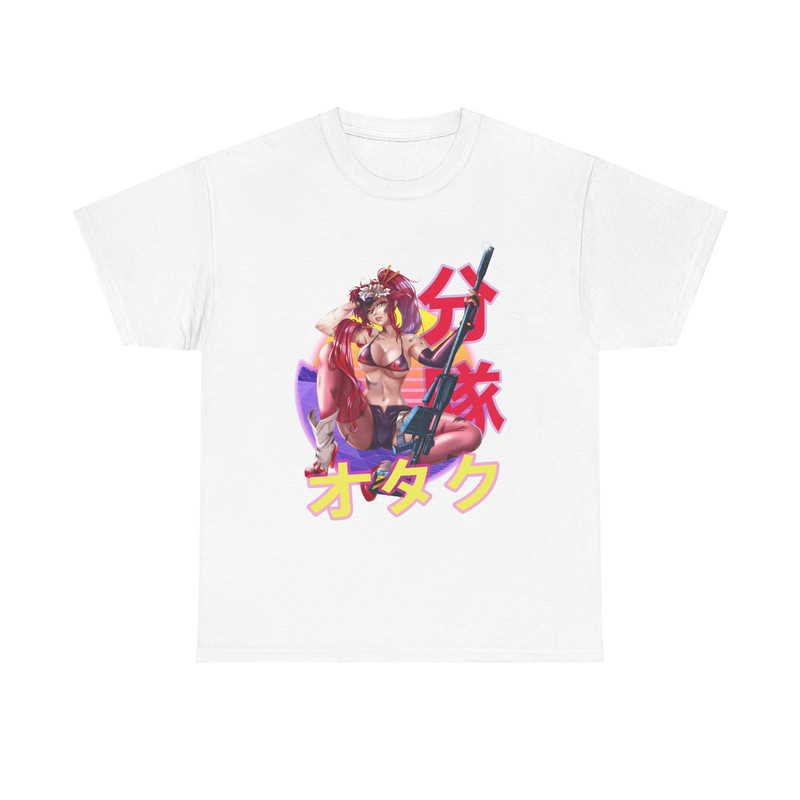 Yoko Littner Tengen Toppa Gurren Lagann Retro Sunset Anime Unisex TShirt 1