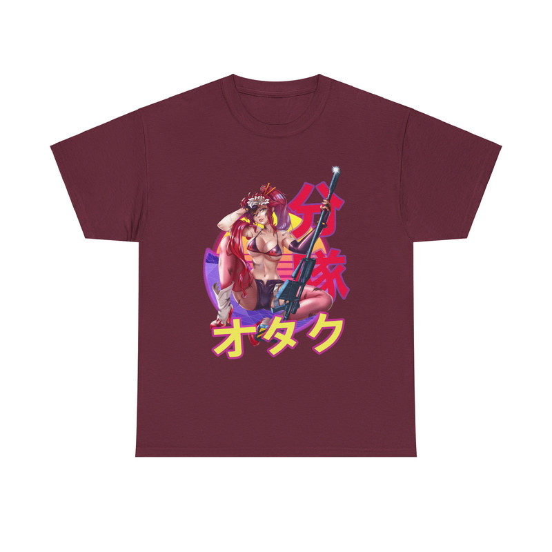 Yoko Littner Tengen Toppa Gurren Lagann Retro Sunset Anime Unisex TShirt 2
