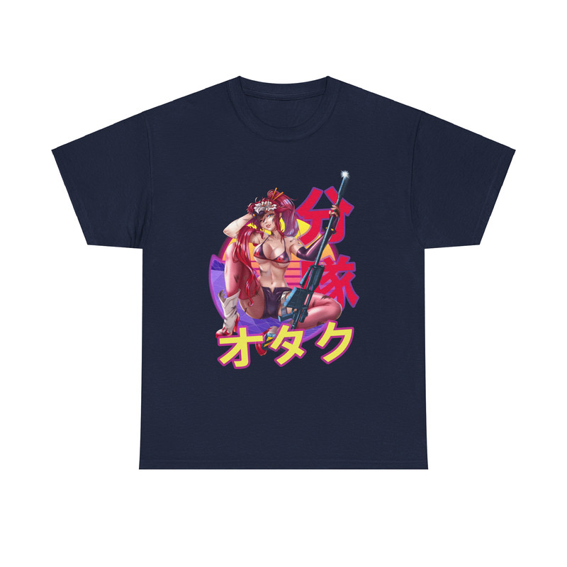 Yoko Littner Tengen Toppa Gurren Lagann Retro Sunset Anime Unisex TShirt 5