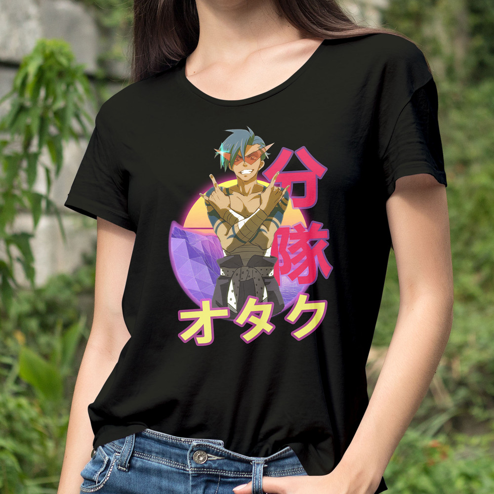 Kamina Tengen Toppa Gurren Lagann Retro Sunset Anime Unisex TShirt 0