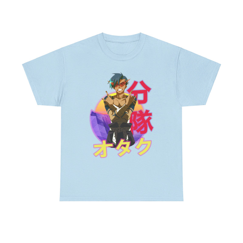 Kamina Tengen Toppa Gurren Lagann Retro Sunset Anime Unisex TShirt 4