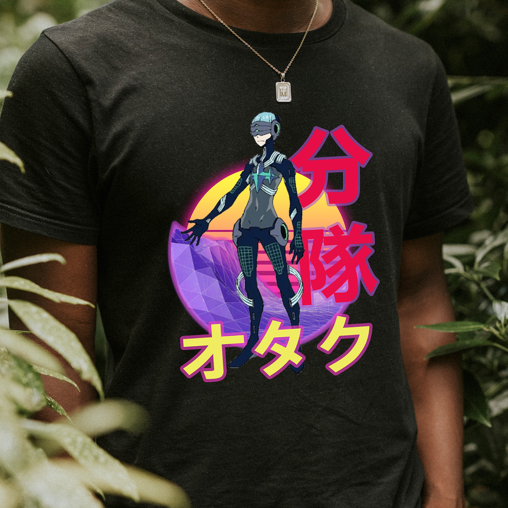 Houka Inumuta Probe Regalia Kill La Kill Kiru Ra Kiru Retro Sunset Anime Unisex TShirt 0