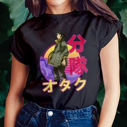 mikazuki augus mobile suit gundam iron blooded orphans retro sunset anime unisex t-shirt