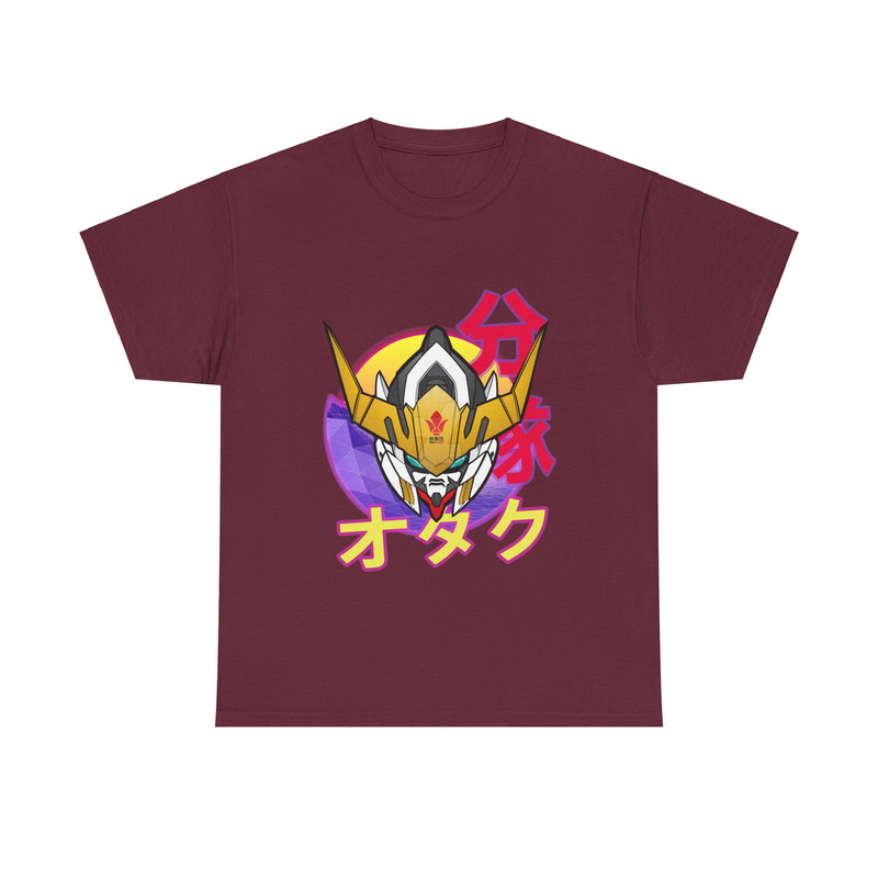ASWG08 Gundam Barbatos Mobile Suit Gundam Iron Blooded Orphans Retro Sunset Anime Unisex TShirt 2