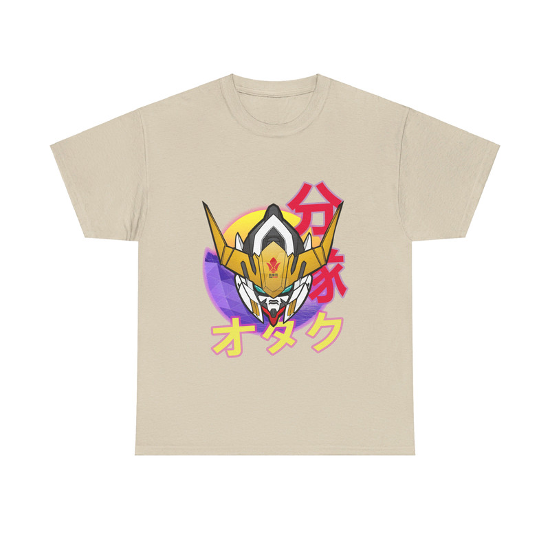 ASWG08 Gundam Barbatos Mobile Suit Gundam Iron Blooded Orphans Retro Sunset Anime Unisex TShirt 3