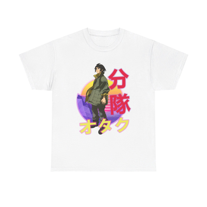 Mikazuki Augus Mobile Suit Gundam Iron Blooded Orphans Retro Sunset Anime Unisex TShirt 1