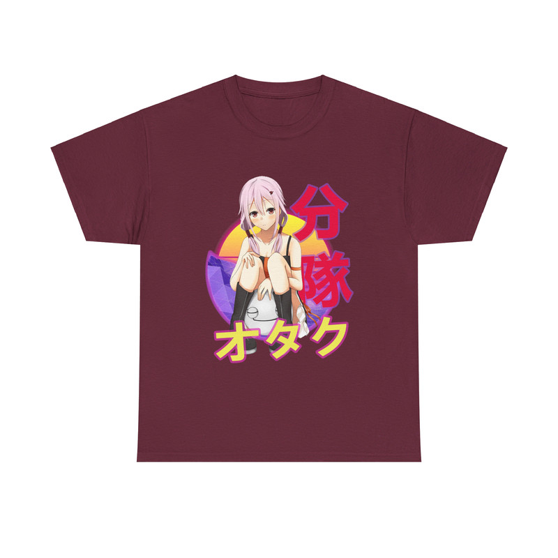 Inori Yuzuriha Guilty Crown Giruti Kuraun Retro Sunset Anime Unisex TShirt 2