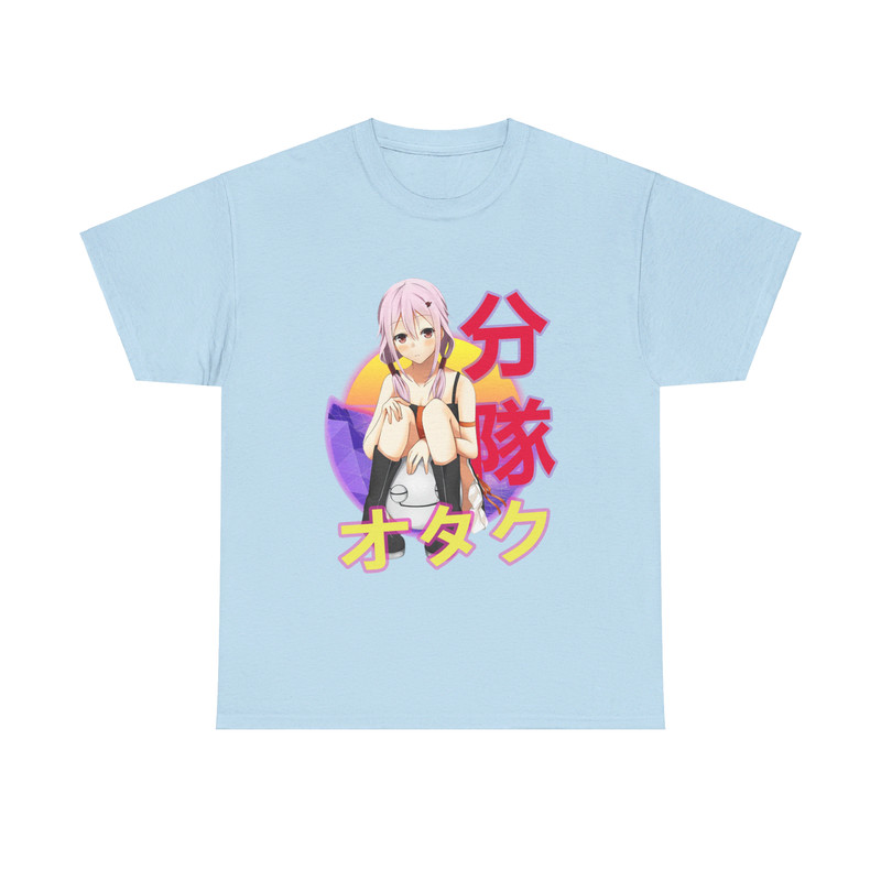 Inori Yuzuriha Guilty Crown Giruti Kuraun Retro Sunset Anime Unisex TShirt 4