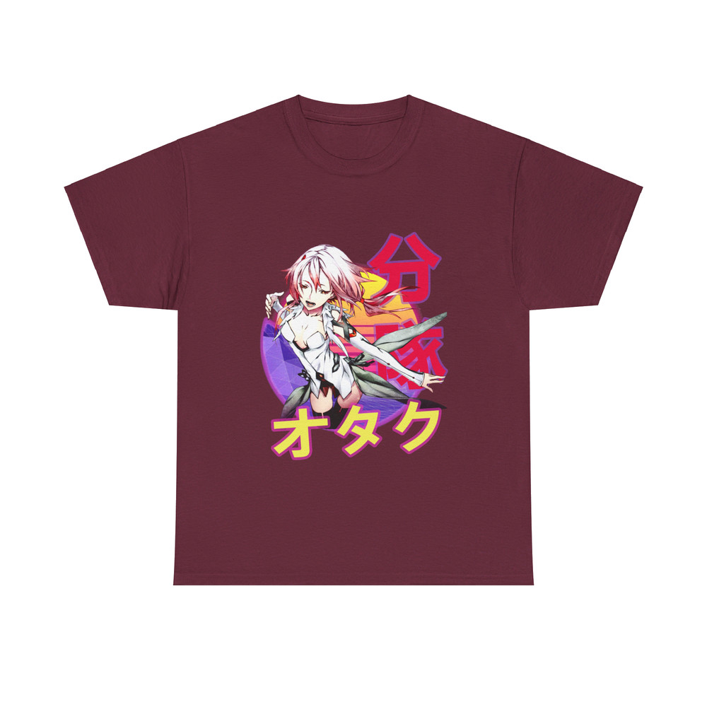 Inori Yuzuriha V2 Guilty Crown Giruti Kuraun Retro Sunset Anime Unisex TShirt 2