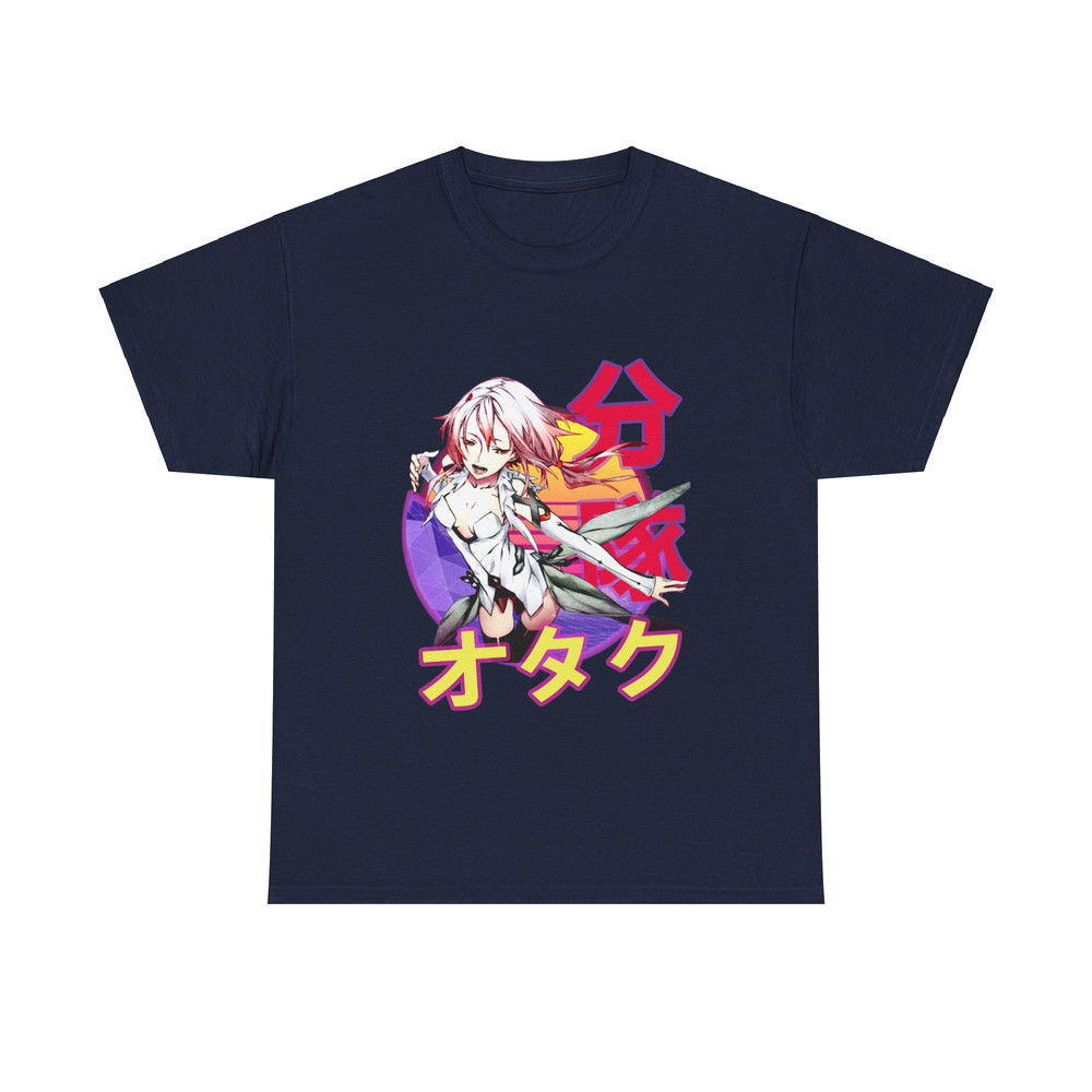 Inori Yuzuriha V2 Guilty Crown Giruti Kuraun Retro Sunset Anime Unisex TShirt 5