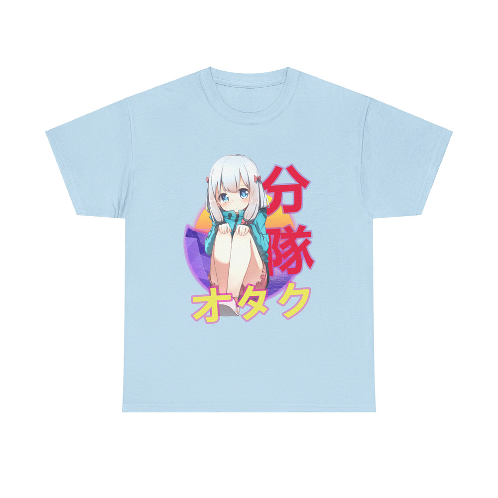 Izumi Sagiri Eromanga Sensei Retro Sunset Anime Unisex TShirt 4