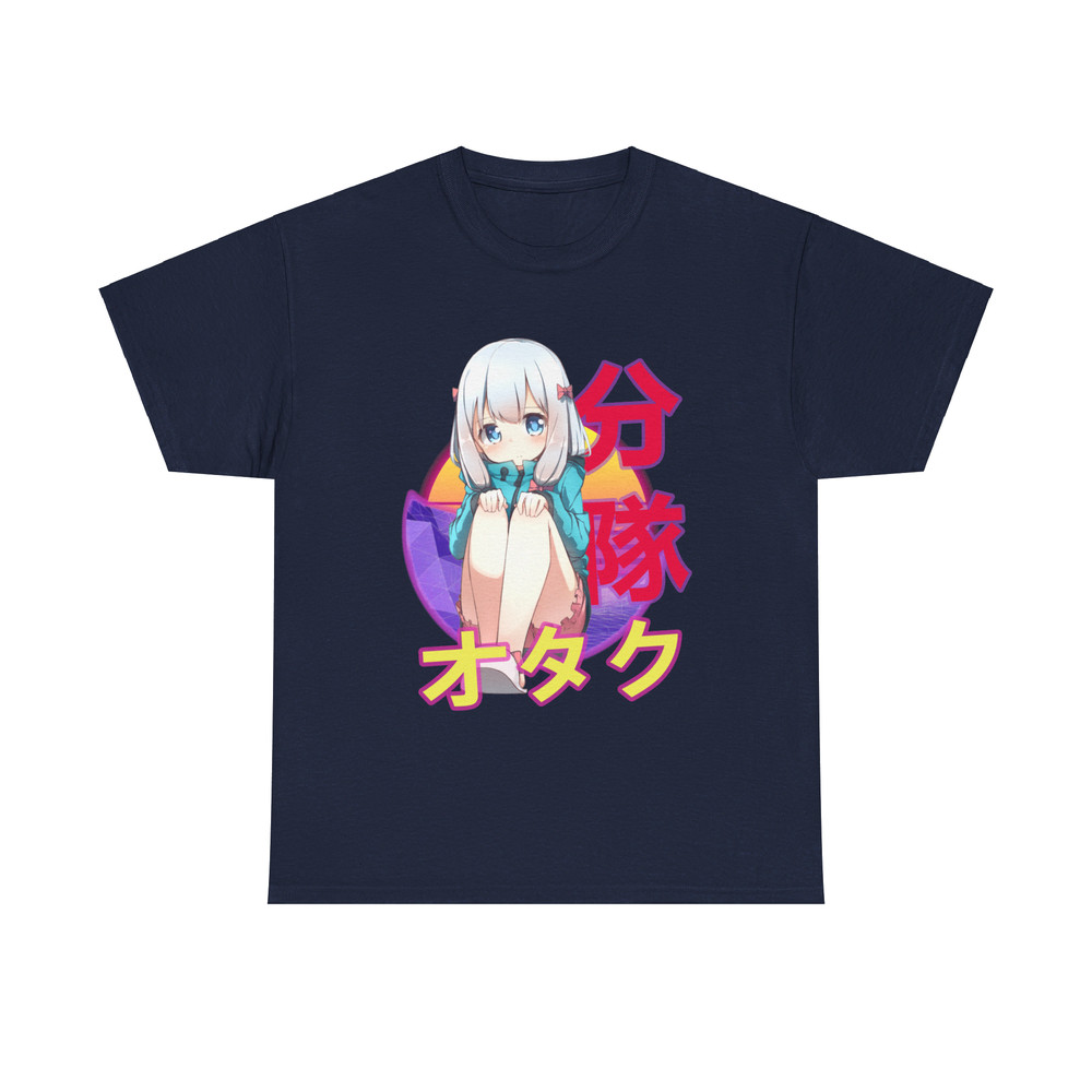 Izumi Sagiri Eromanga Sensei Retro Sunset Anime Unisex TShirt 5