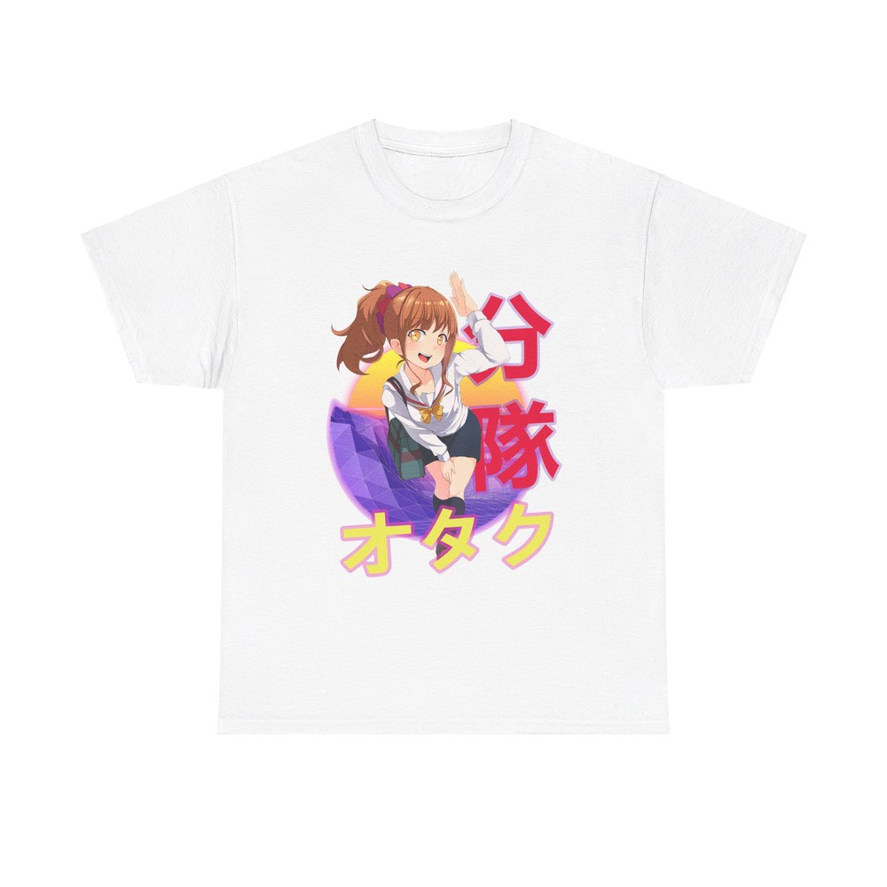 Jinno Megumi Eromanga Sensei Retro Sunset Anime Unisex TShirt 1