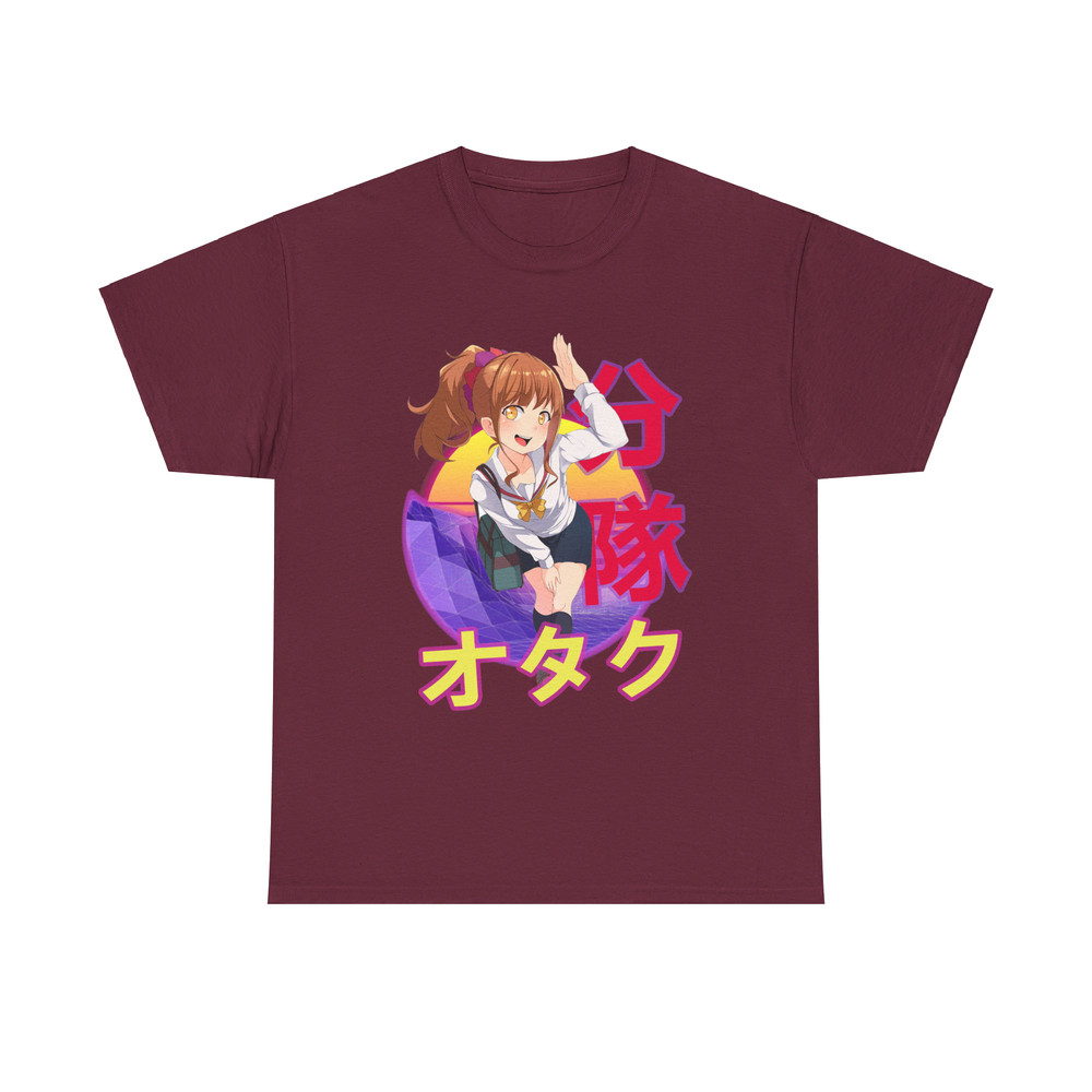Jinno Megumi Eromanga Sensei Retro Sunset Anime Unisex TShirt 2