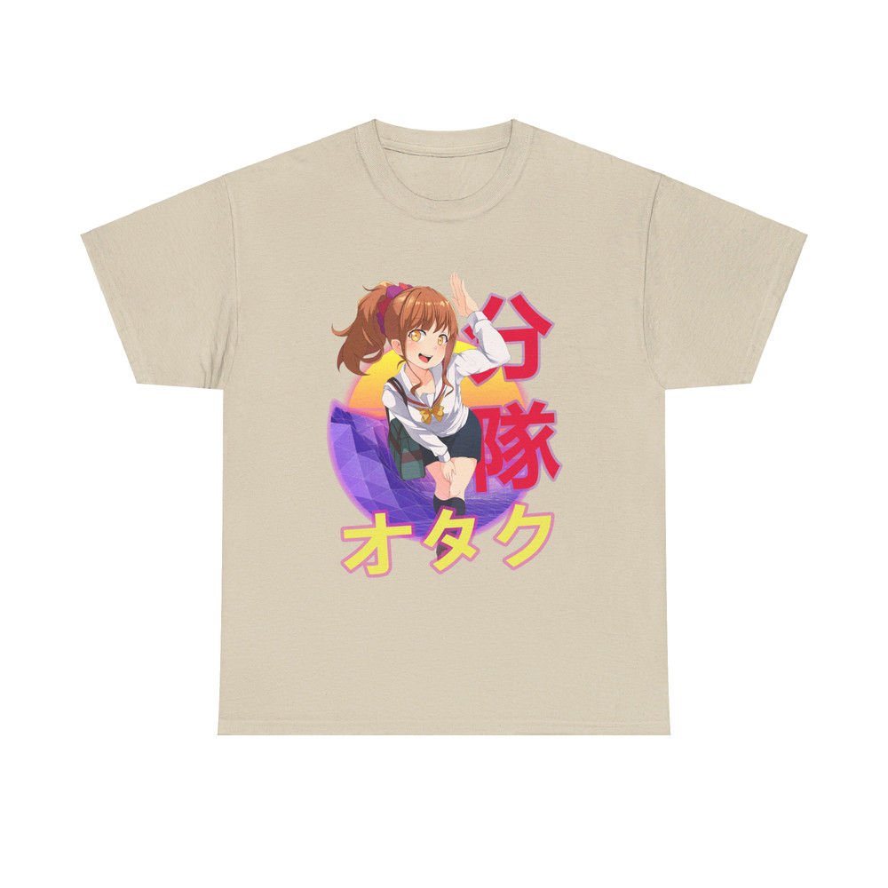 Jinno Megumi Eromanga Sensei Retro Sunset Anime Unisex TShirt 3