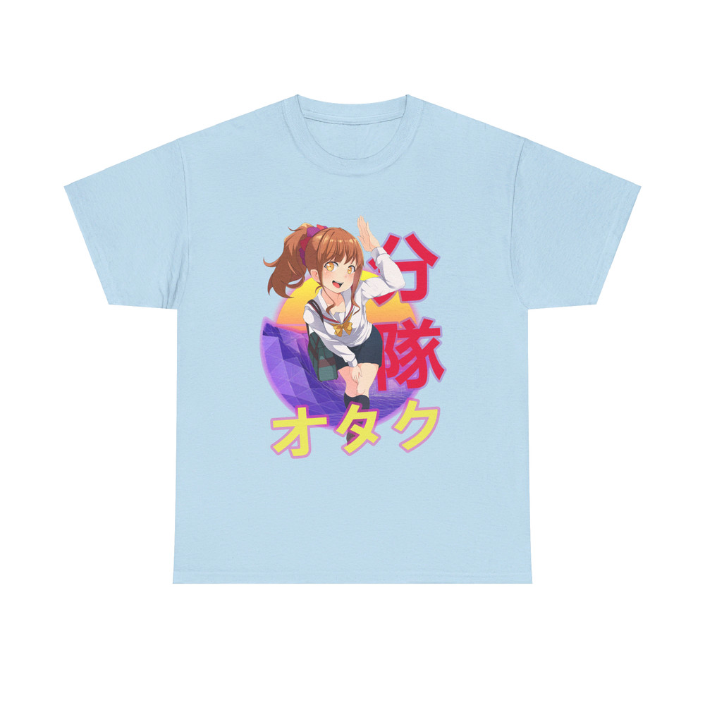 Jinno Megumi Eromanga Sensei Retro Sunset Anime Unisex TShirt 4
