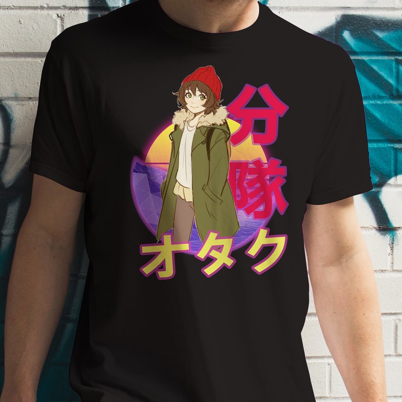 Miki Makimura Devilman Crybaby Retro Sunset Anime Unisex TShirt 0