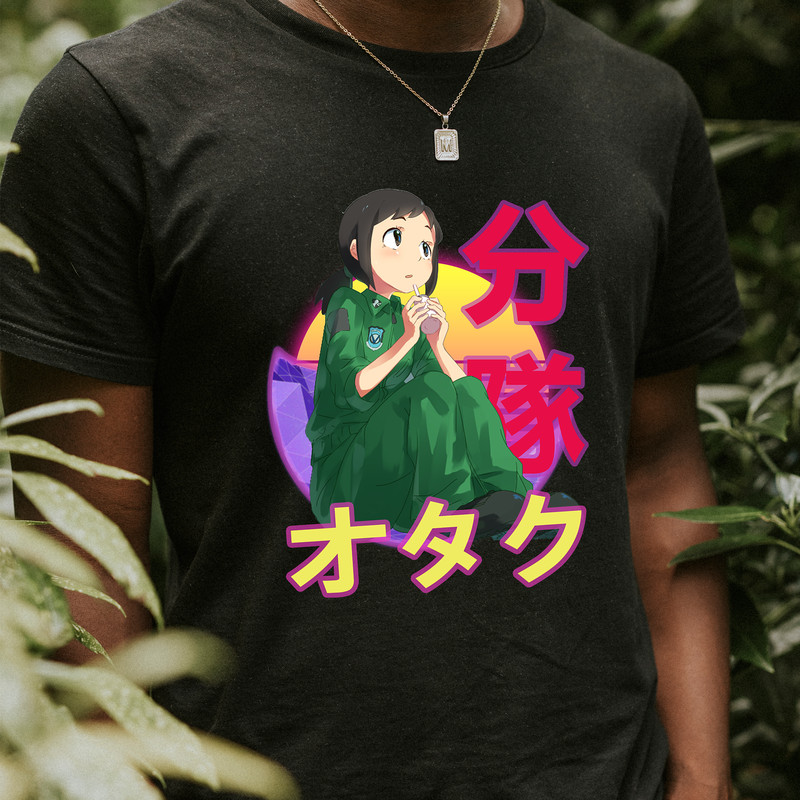 Hisone Amakasu Dragon Pilot Hisone To Masotan Retro Sunset Anime Unisex TShirt 0