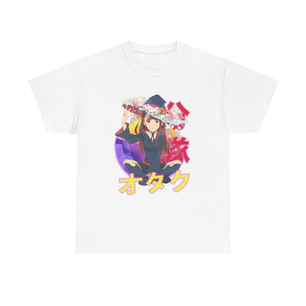 Akko Atsuko Kagari Little Witch Academia Ritoru Witchi Akademia Retro Sunset Anime Unisex TShirt 1