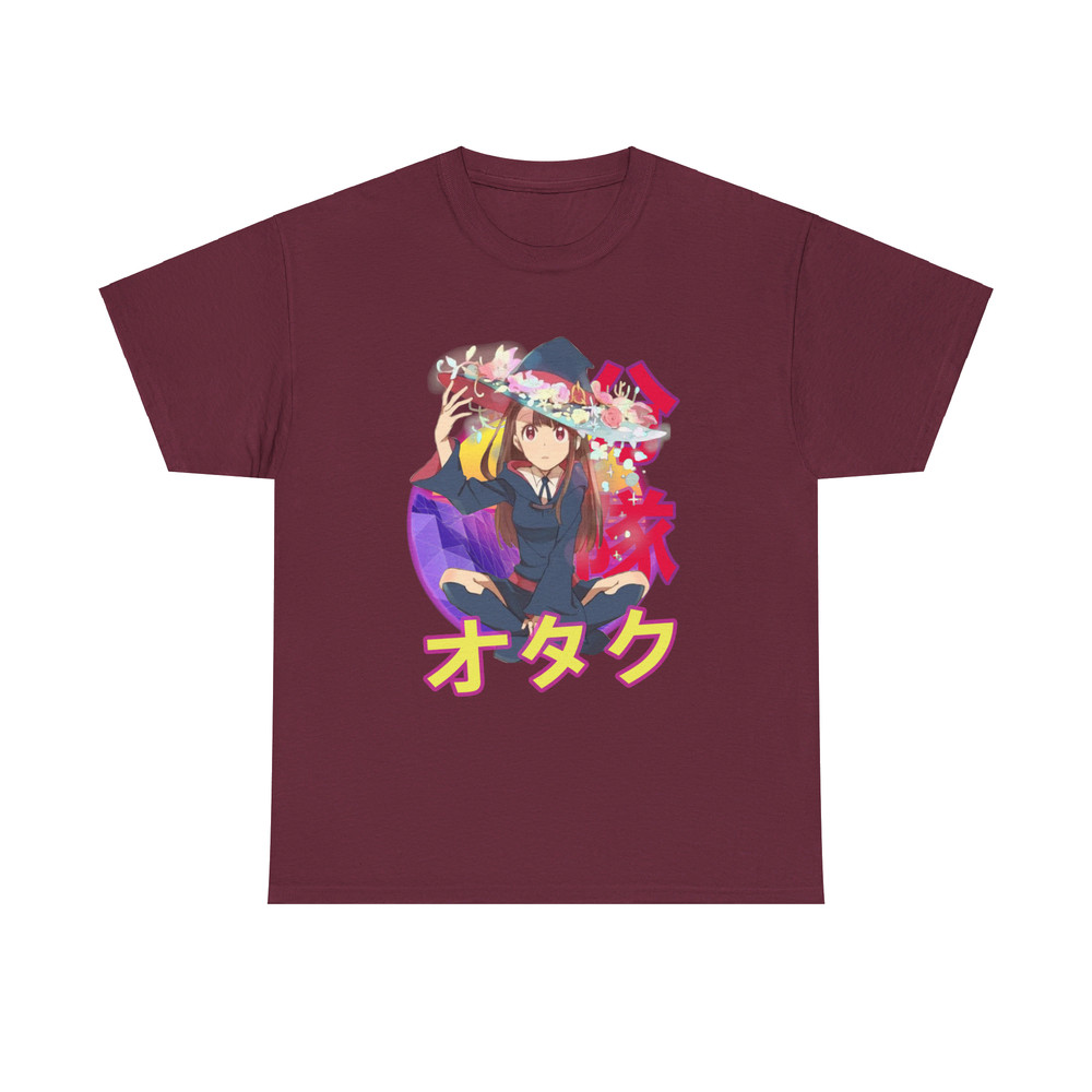 Akko Atsuko Kagari Little Witch Academia Ritoru Witchi Akademia Retro Sunset Anime Unisex TShirt 2