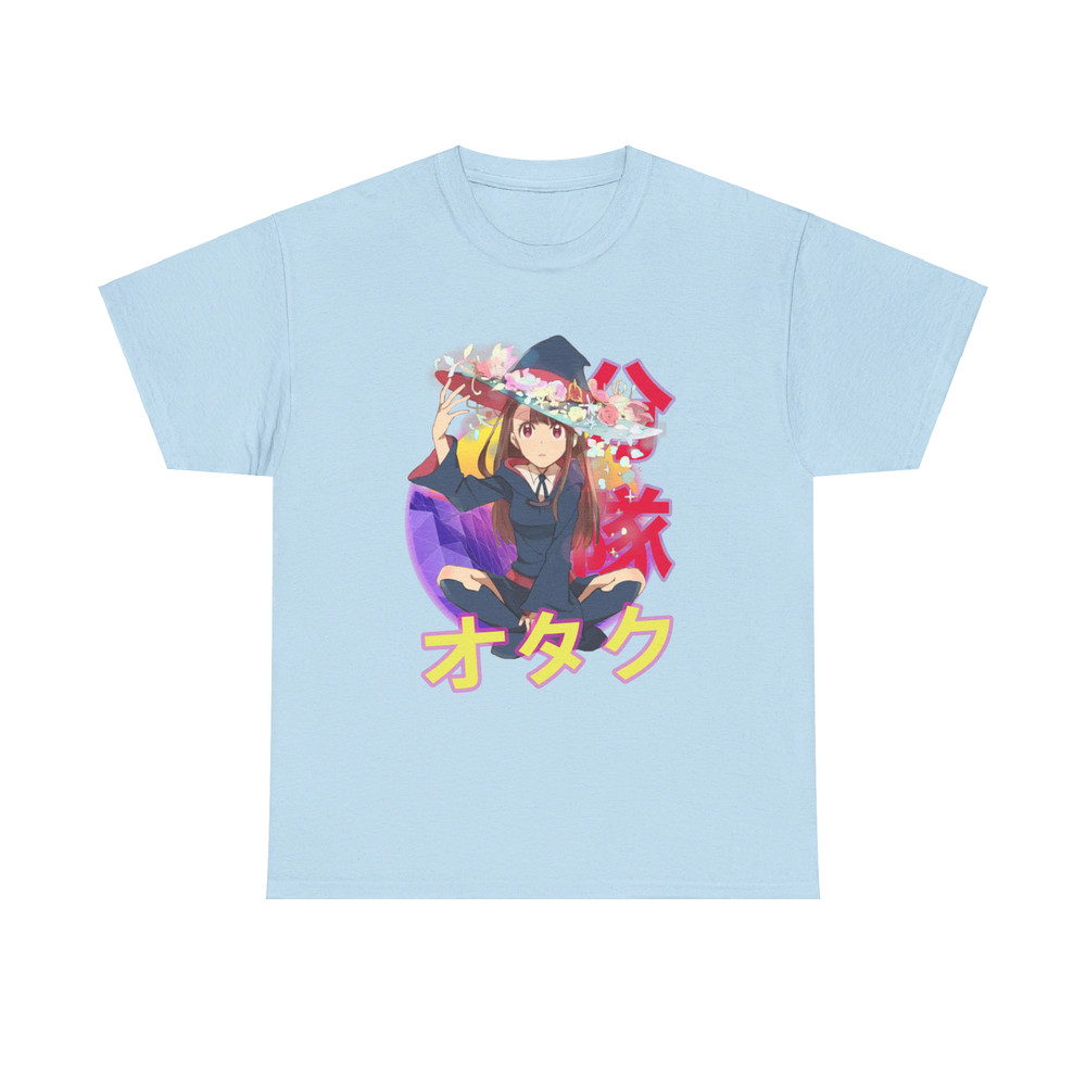 Akko Atsuko Kagari Little Witch Academia Ritoru Witchi Akademia Retro Sunset Anime Unisex TShirt 4