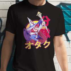 shiny chariot little witch academia ritoru witchi akademia retro sunset anime unisex t-shirt
