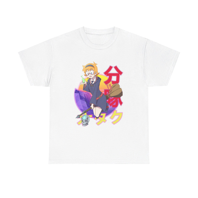 Lotte Jansson Little Witch Academia Ritoru Witchi Akademia Retro Sunset Anime Unisex TShirt 1