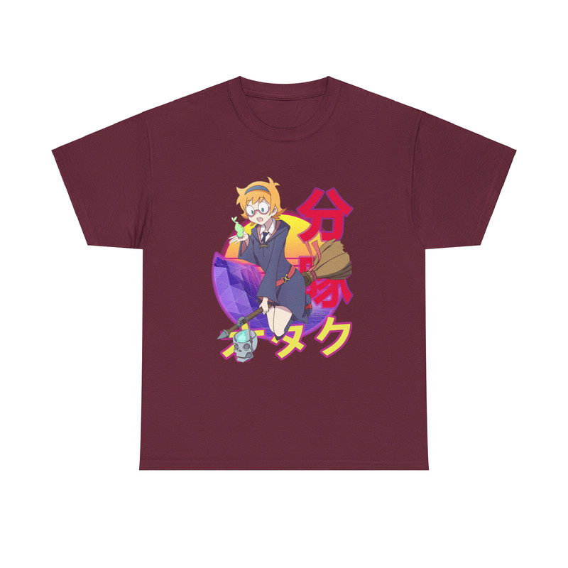 Lotte Jansson Little Witch Academia Ritoru Witchi Akademia Retro Sunset Anime Unisex TShirt 2