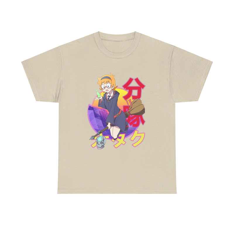 Lotte Jansson Little Witch Academia Ritoru Witchi Akademia Retro Sunset Anime Unisex TShirt 3
