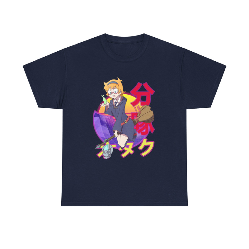Lotte Jansson Little Witch Academia Ritoru Witchi Akademia Retro Sunset Anime Unisex TShirt 5