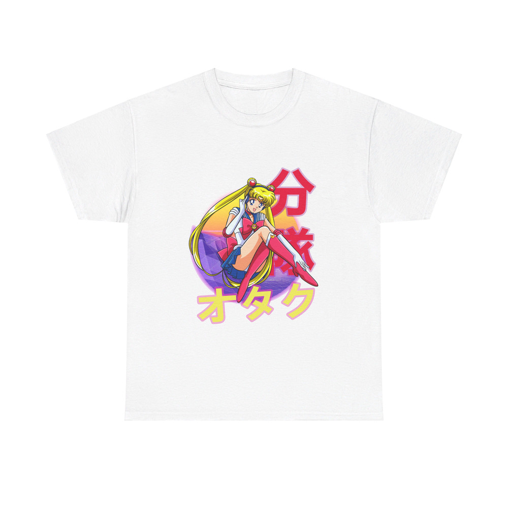 Usagi Tsukino Sailor Moon Sera Mun Retro Sunset Anime Unisex TShirt 1