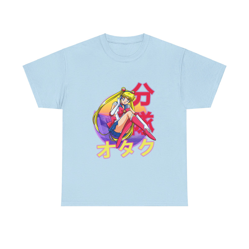 Usagi Tsukino Sailor Moon Sera Mun Retro Sunset Anime Unisex TShirt 4