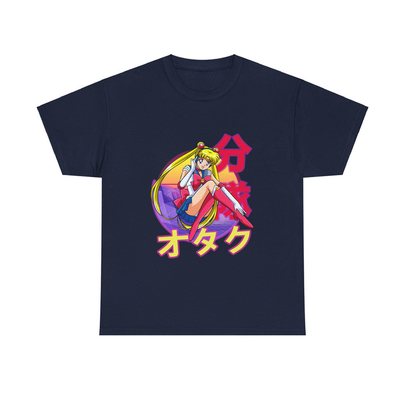 Usagi Tsukino Sailor Moon Sera Mun Retro Sunset Anime Unisex TShirt 5