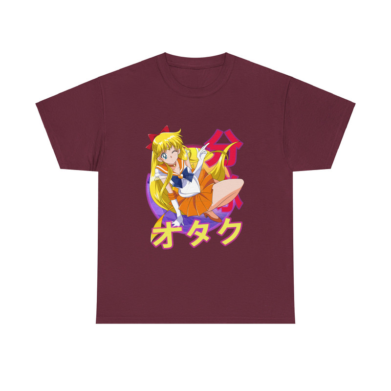Minako Aino Sailor Venus Sailor Moon Sera Mun Retro Sunset Anime Unisex TShirt 2