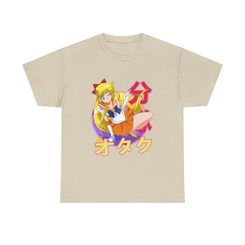 Minako Aino Sailor Venus Sailor Moon Sera Mun Retro Sunset Anime Unisex TShirt 3