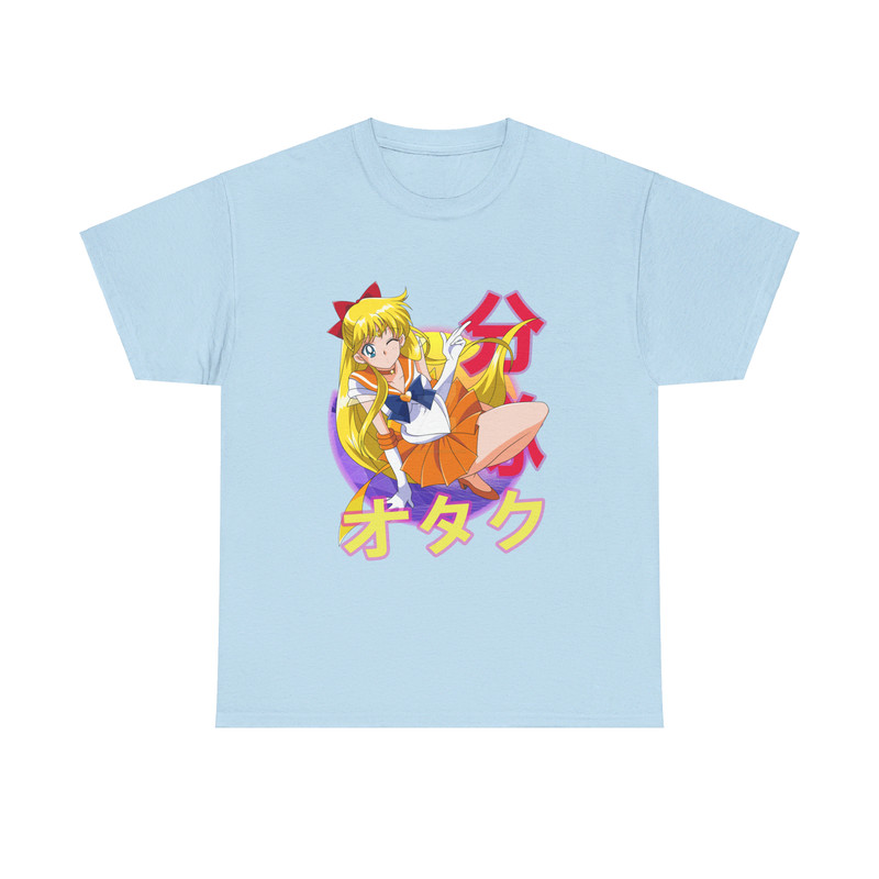 Minako Aino Sailor Venus Sailor Moon Sera Mun Retro Sunset Anime Unisex TShirt 4