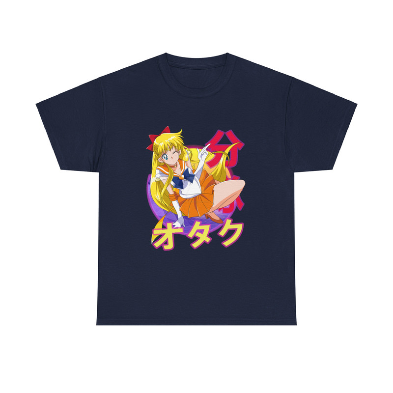 Minako Aino Sailor Venus Sailor Moon Sera Mun Retro Sunset Anime Unisex TShirt 5
