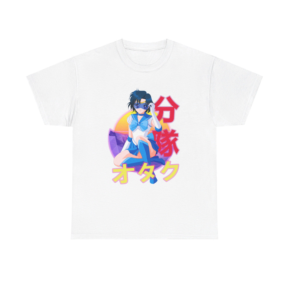 Ami Mizuno Sailor Mercury Sailor Moon Sera Mun Retro Sunset Anime Unisex TShirt 1